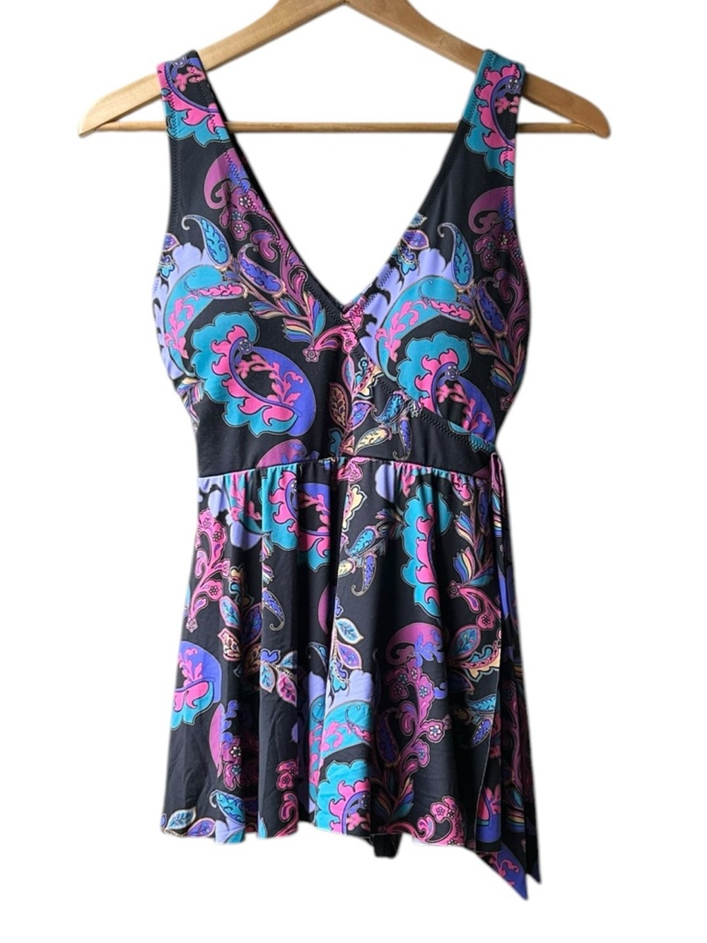 Johnny Was FATIMA WRAP SKIRTED ONE PIECE Sz S - Picture 4 of 16